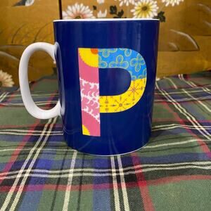 P Monogram Fringe Studio Oversized Coffee Mug
